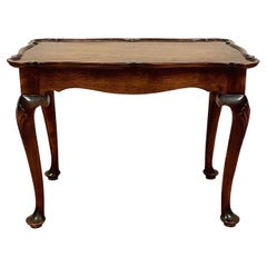Swedish Tray Table in Stained Birch Manufactured 13/3 1929 by Nordiska Kompaniet