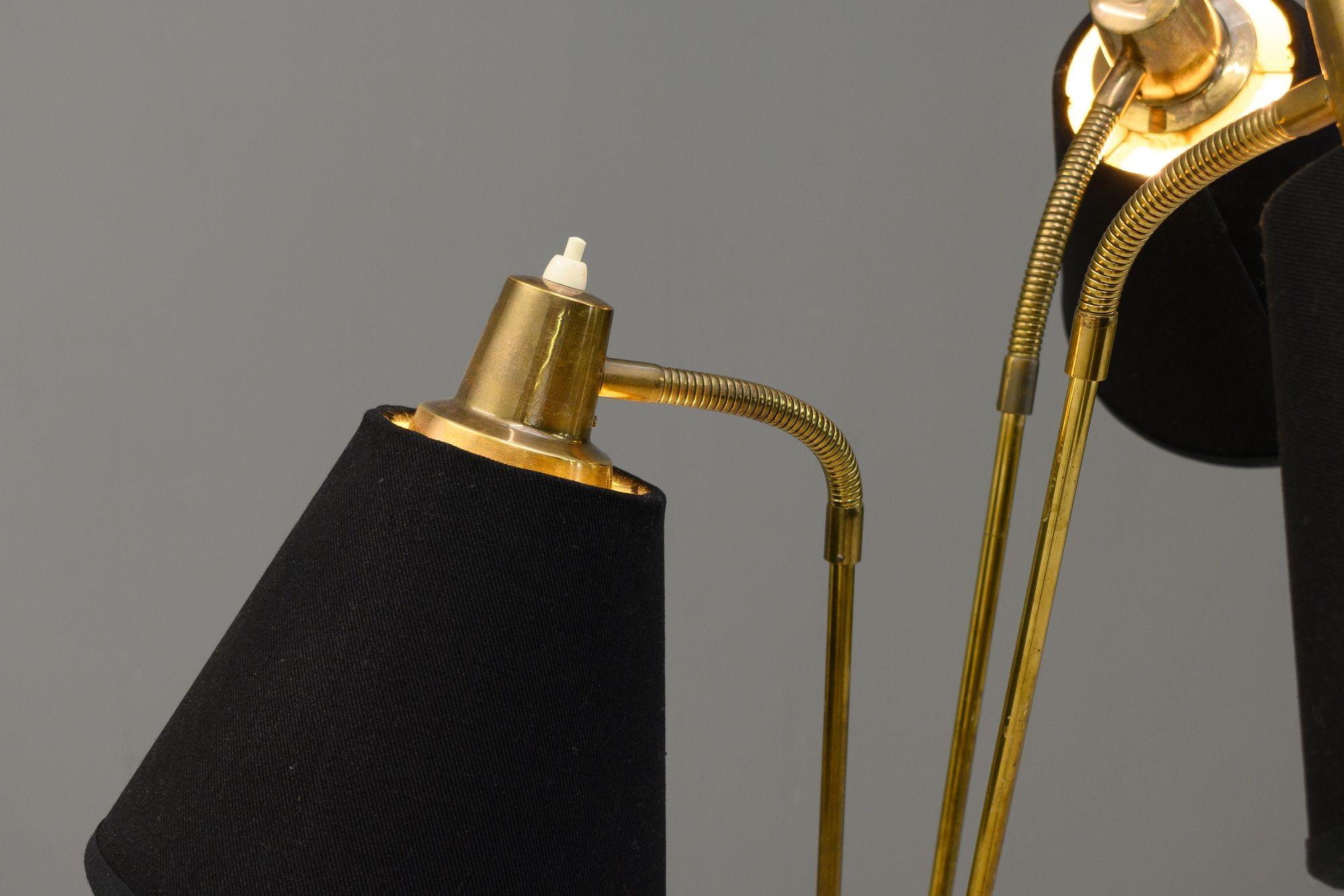 20th Century Swedish Triple Stem Floor Lamp For Sale