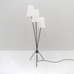 Swedish Tripod Floor Lamp, 1950