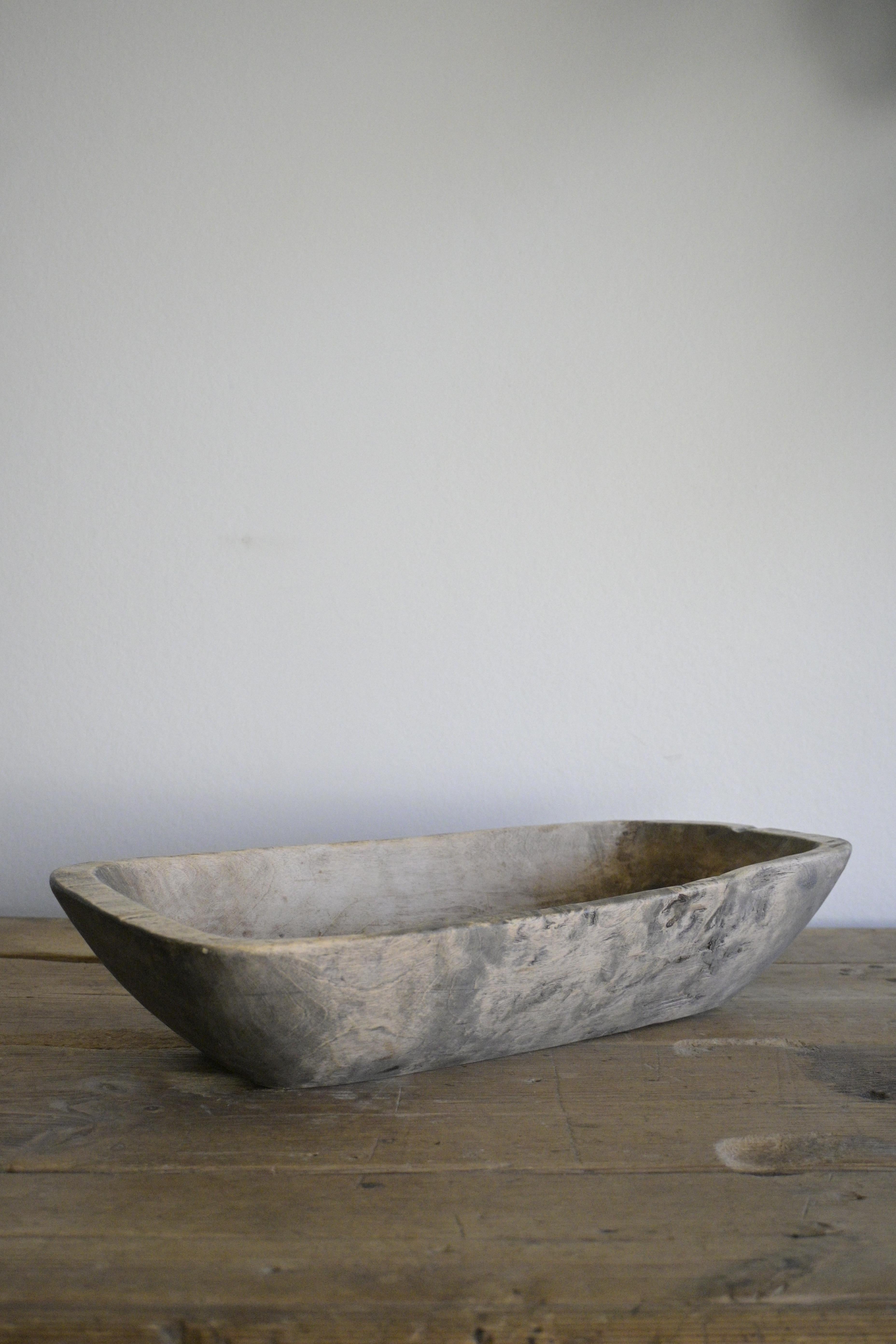 Hand-Carved Swedish Trough dated 28th of September 1881 For Sale