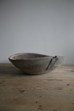 Swedish Turned Birch Bowl dated 1815