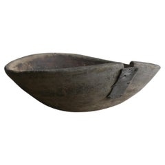 Swedish Turned Birch Bowl dated 1815