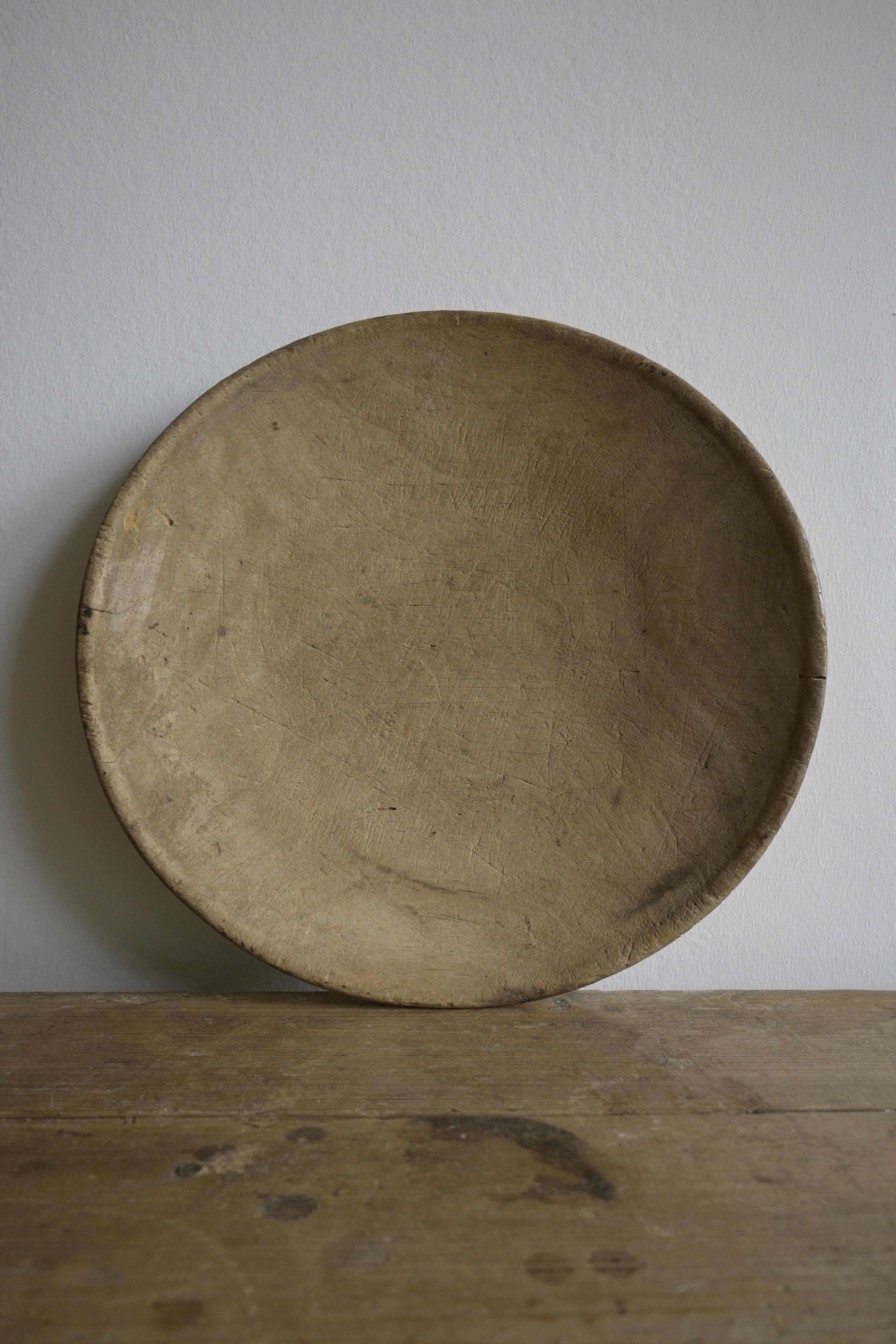 Swedish Turned Birch Platter/Sovelfat ca 1820 For Sale 4