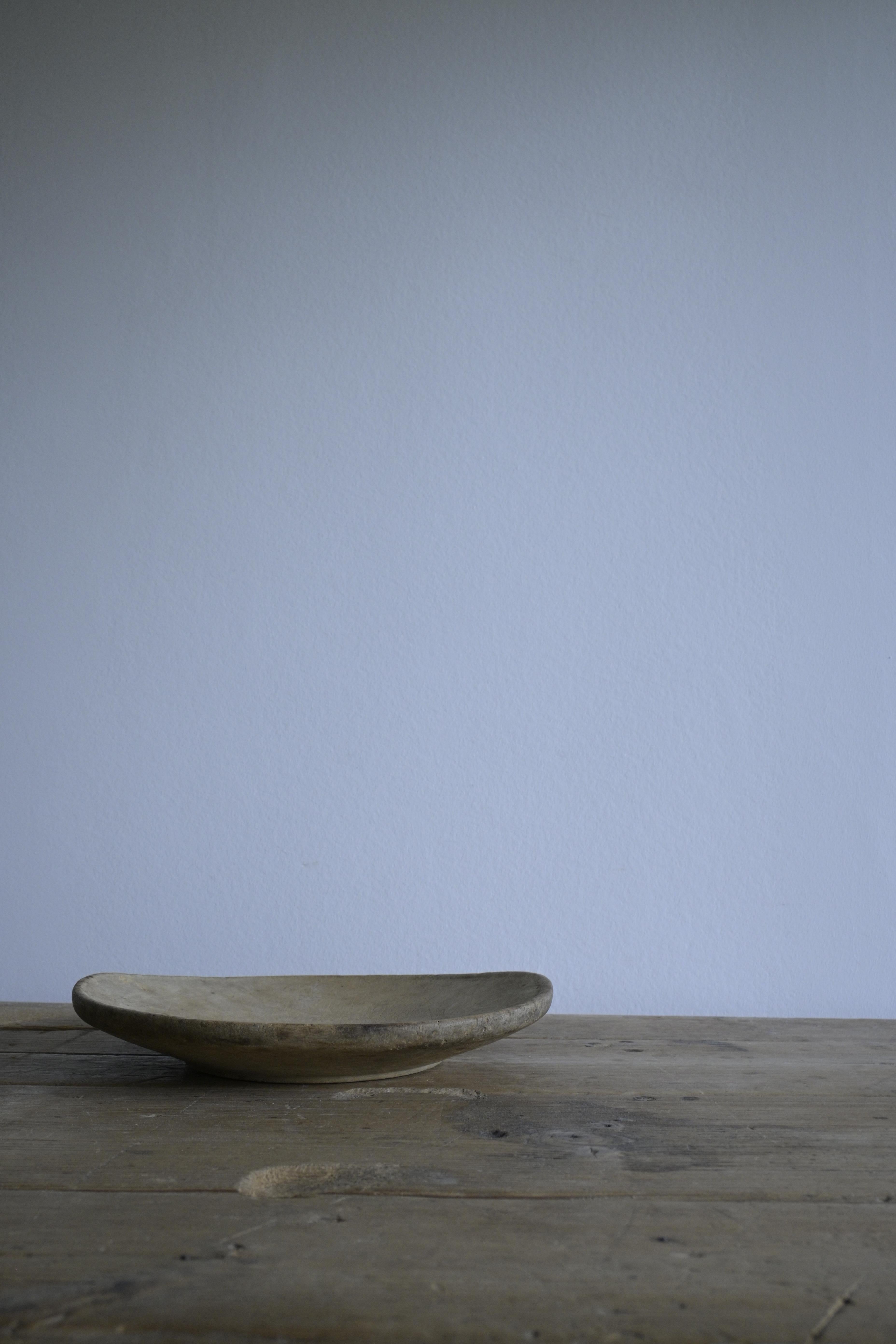 Early 19th Century Swedish Turned Birch Platter/Sovelfat ca 1820 For Sale
