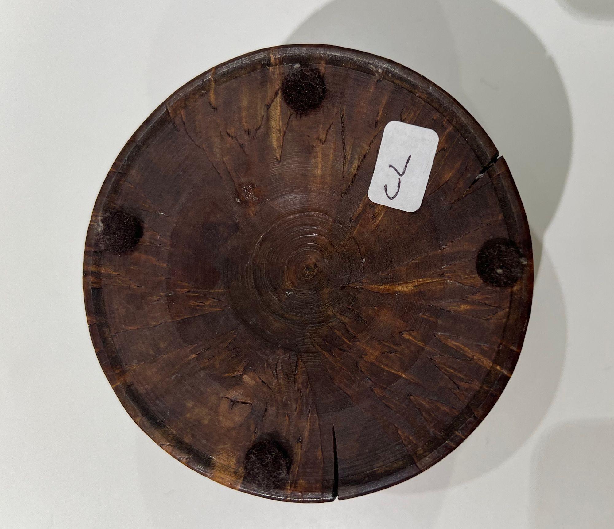 Swedish Turned Burl Vessel In Good Condition For Sale In Greenwich, CT