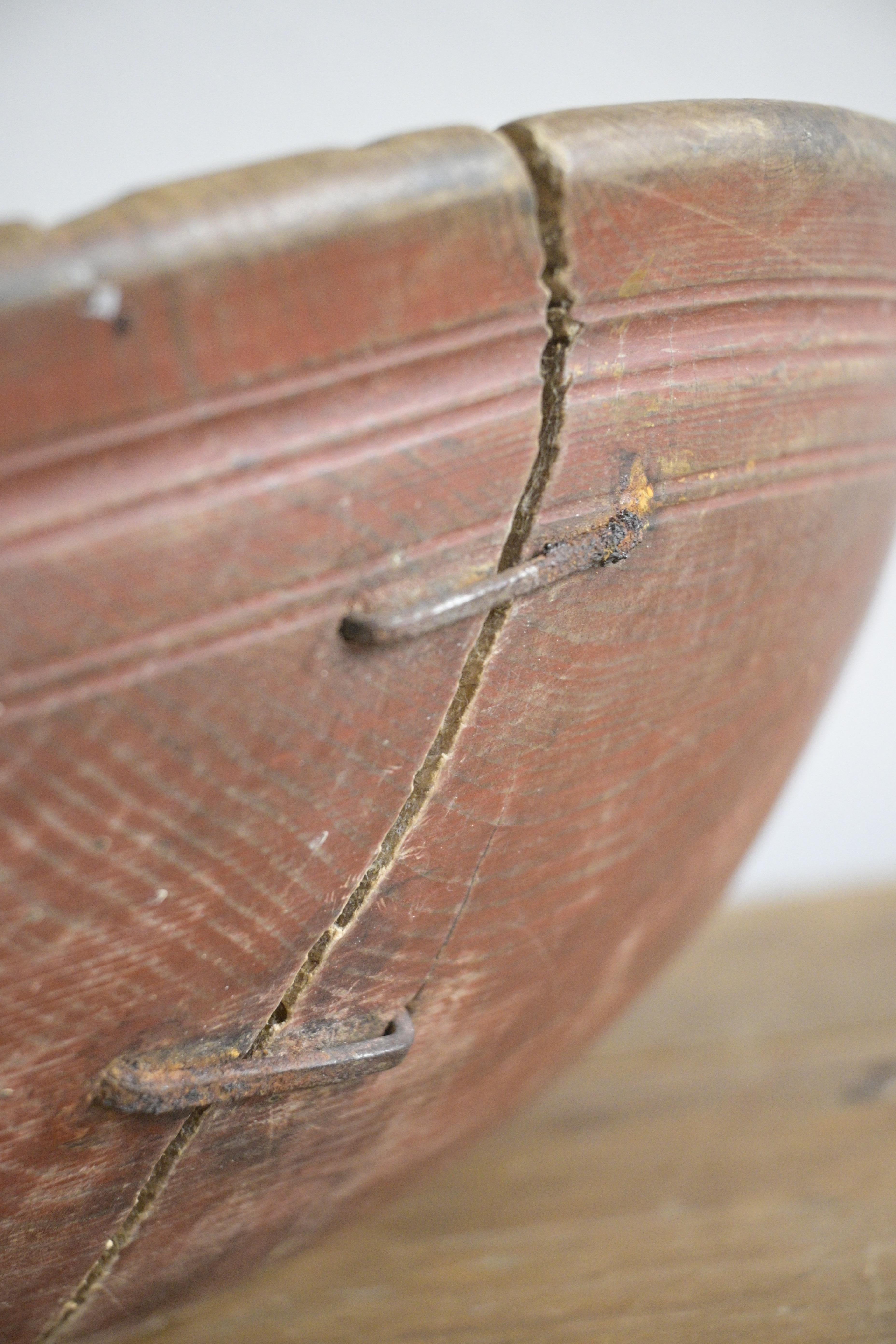 Bouleau Coupe suédoise en bois tourné vers 1830-1860 en vente