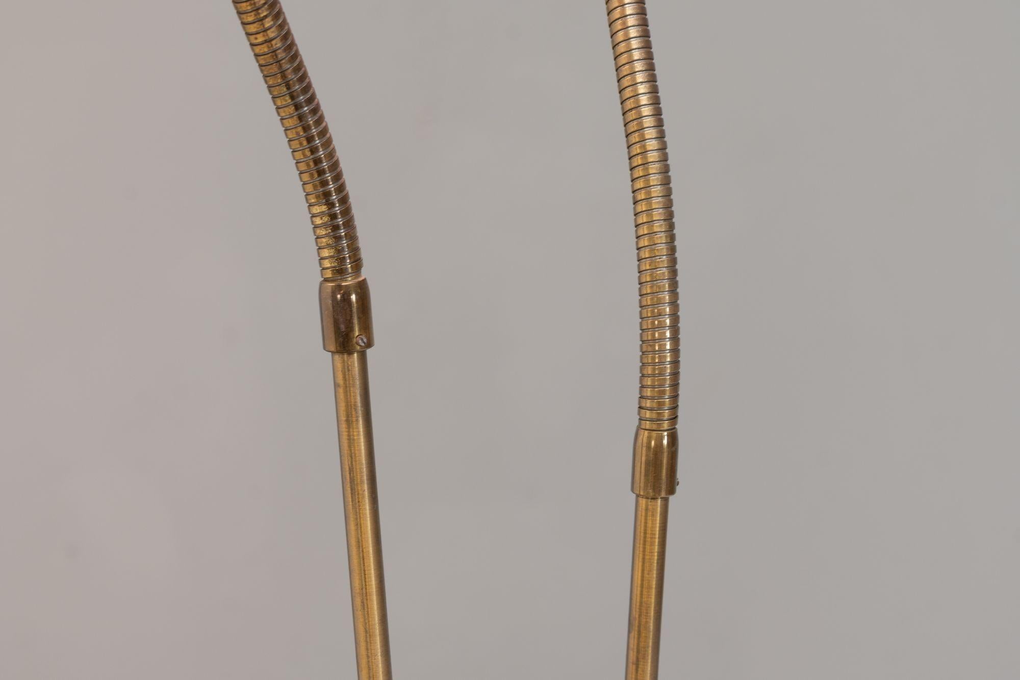 Mid-20th Century Swedish Twin Neck Floor Lamp For Sale