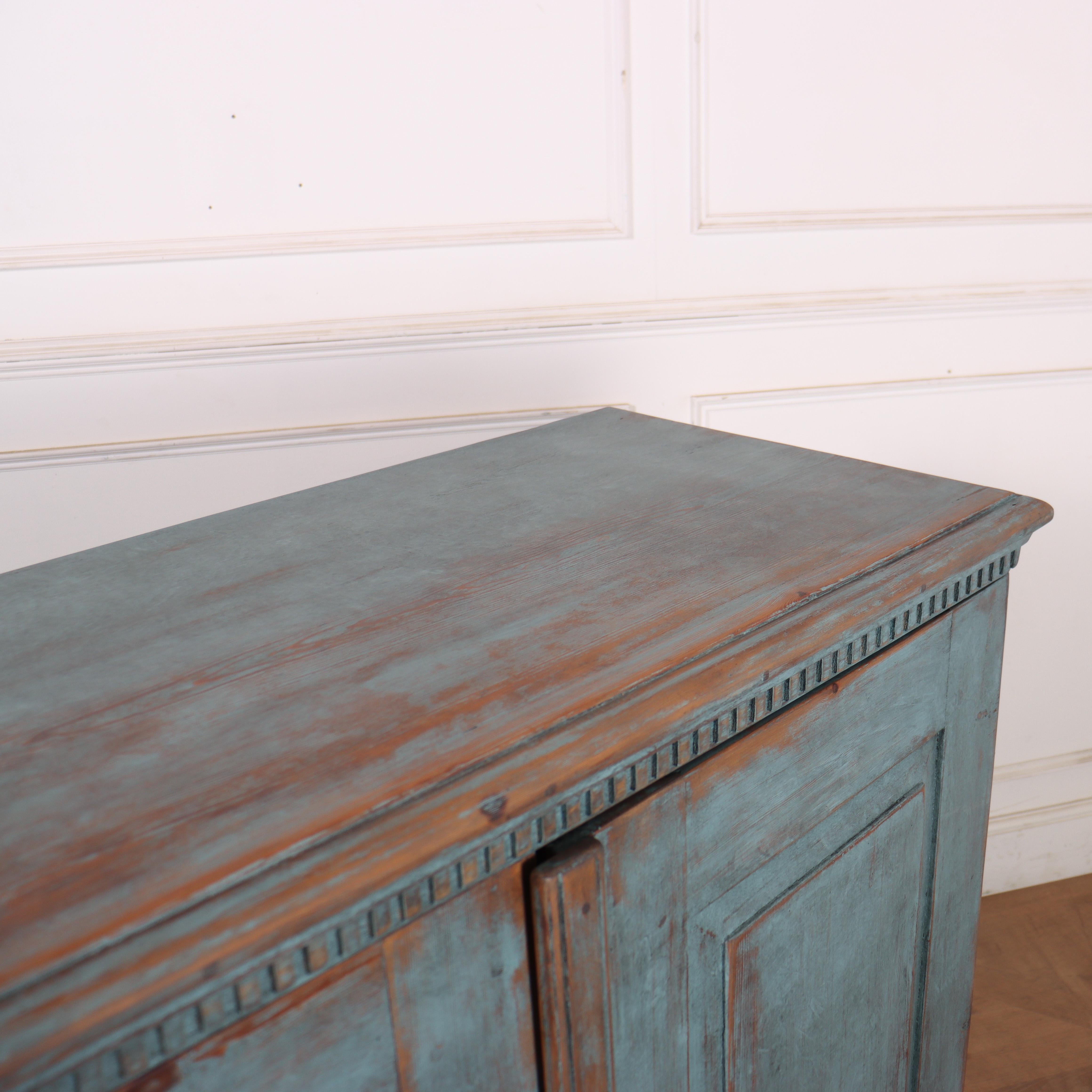 Swedish Two Door Linen Cupboard For Sale 6