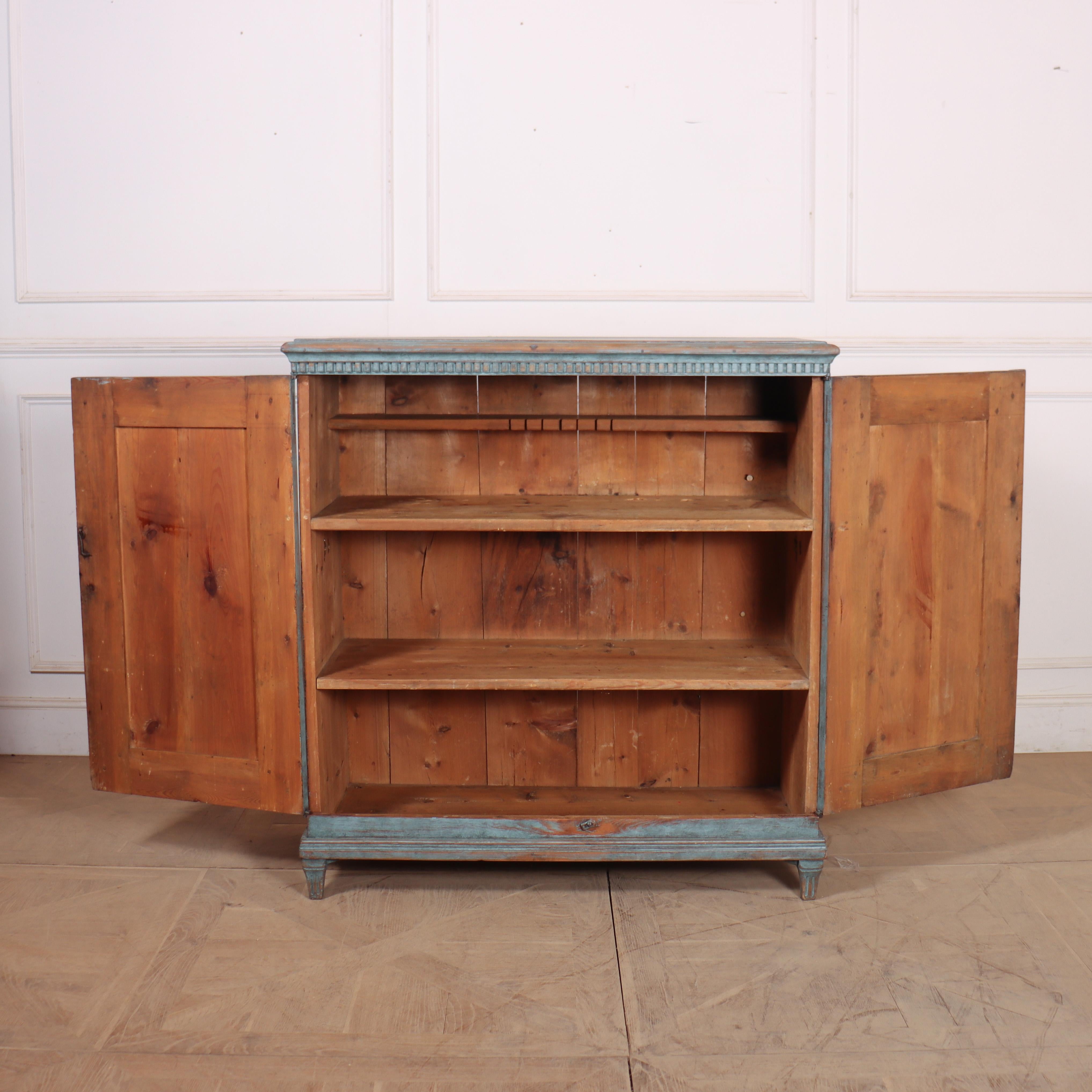 Swedish Two Door Linen Cupboard For Sale 2