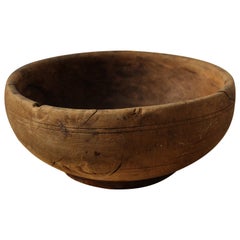 Antique Swedish, Unique Organic Bowl, Wood, Sweden, 19th Century