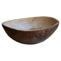 Antique Swedish, Unique Organic Bowl, Wood, Sweden, 19th Century