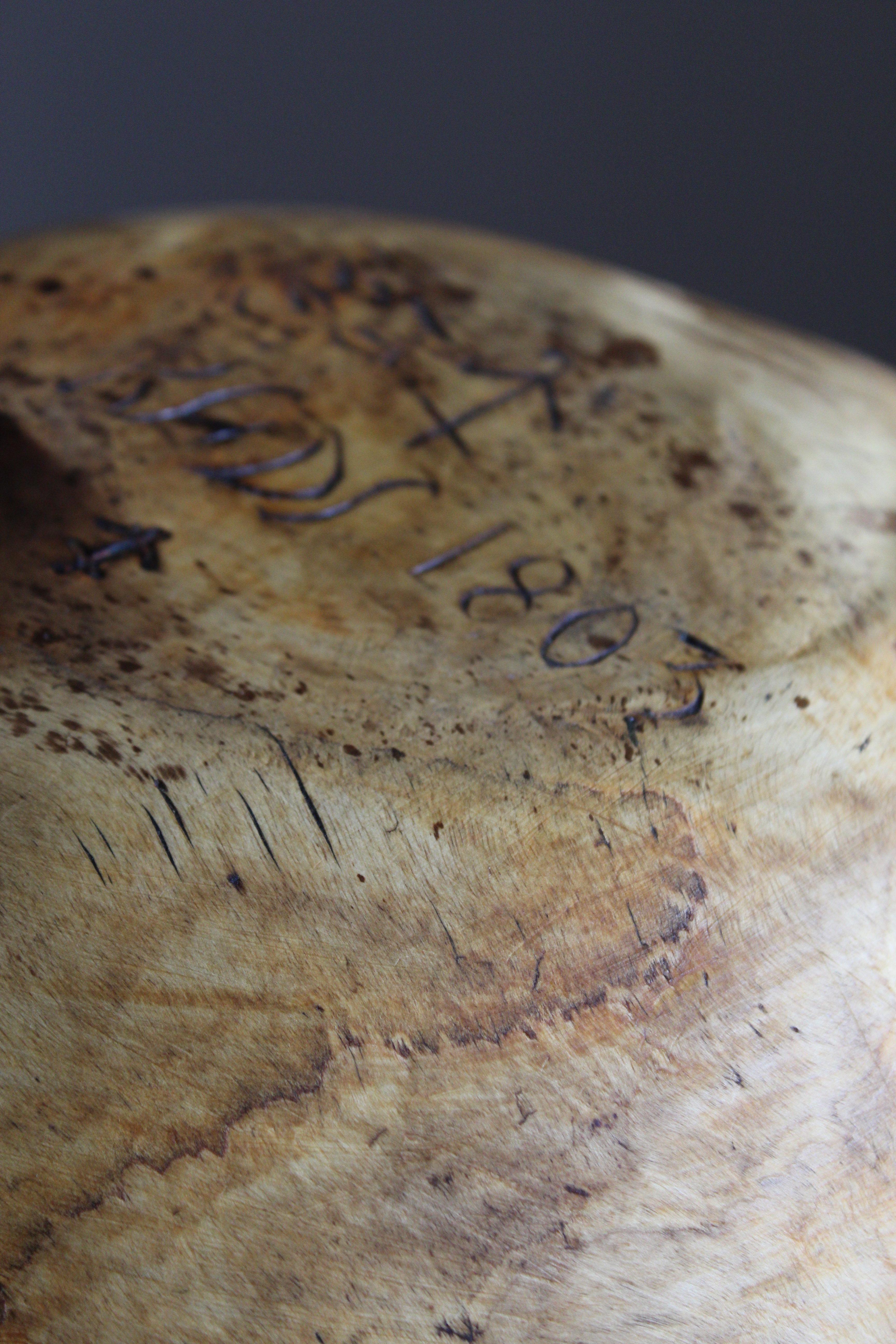 Swedish, Unique Organic Sizable Burl Bowl, Wood, Sweden, 1803 2