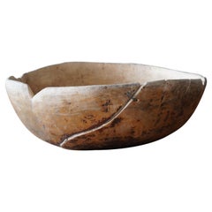 Swedish, Unique Sizable Organic Bowl, Wood, Sweden, 19th Century