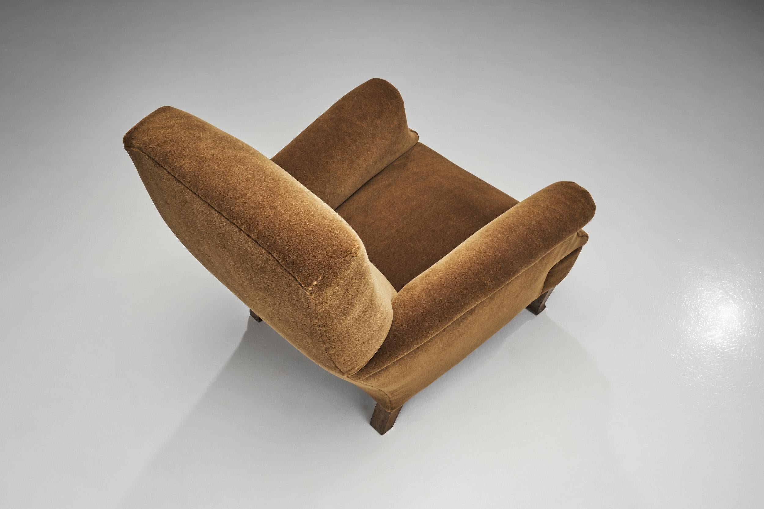 Swedish Upholstered Art Deco Lounge Chairs, Sweden ca 1930s 2