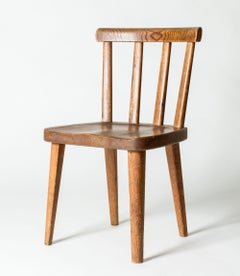 Swedish "Utö" Pine Chair by Axel Einar Hjorth, Nordiska Kompaniet, 1930s