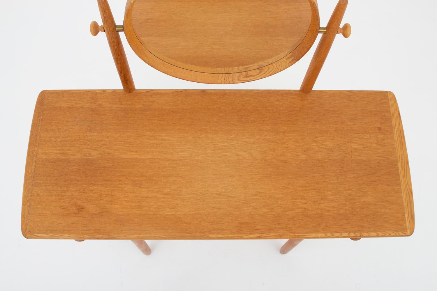 20th Century Swedish Vanity Table in Oak by Sven Engström & Gunnar Myrstrand