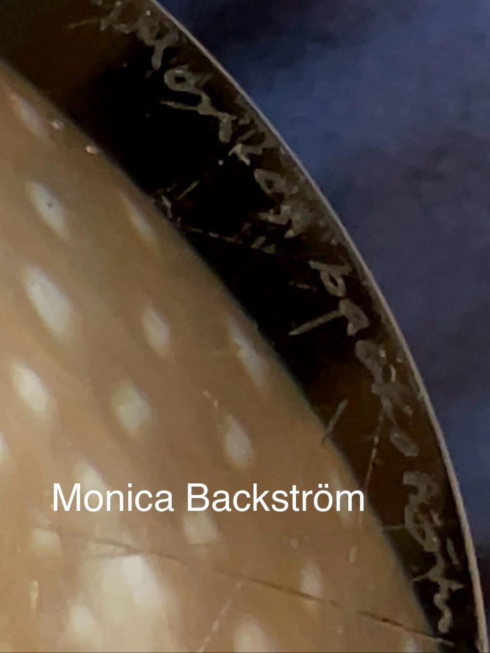 Swedish Vase or Bowl by Monica Backström for Kosta Boda Artist Collection  For Sale 7
