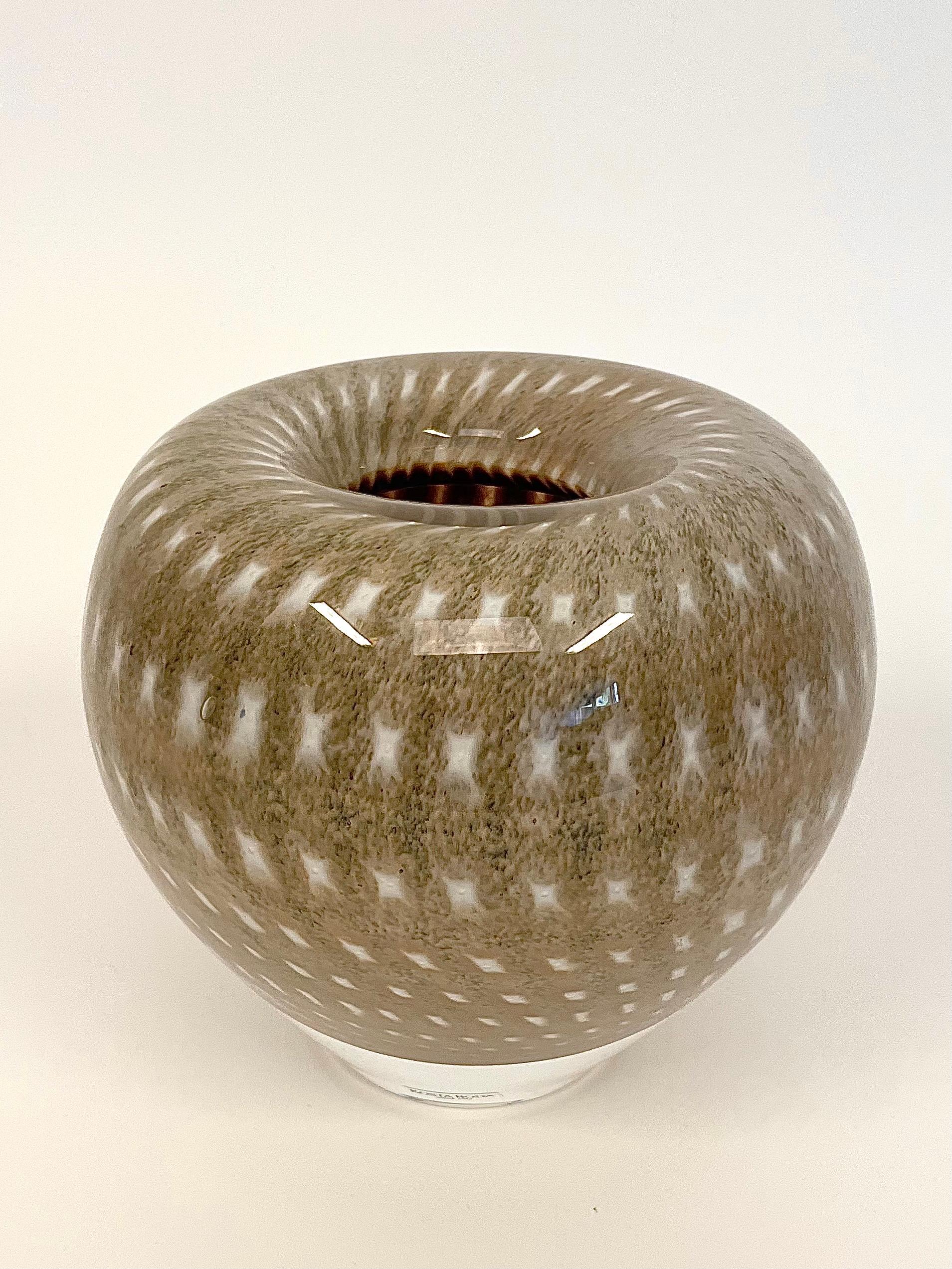 Hand-Crafted Swedish Vase / Bowl by Monica Backström for Kosta Boda Artist Collection  For Sale
