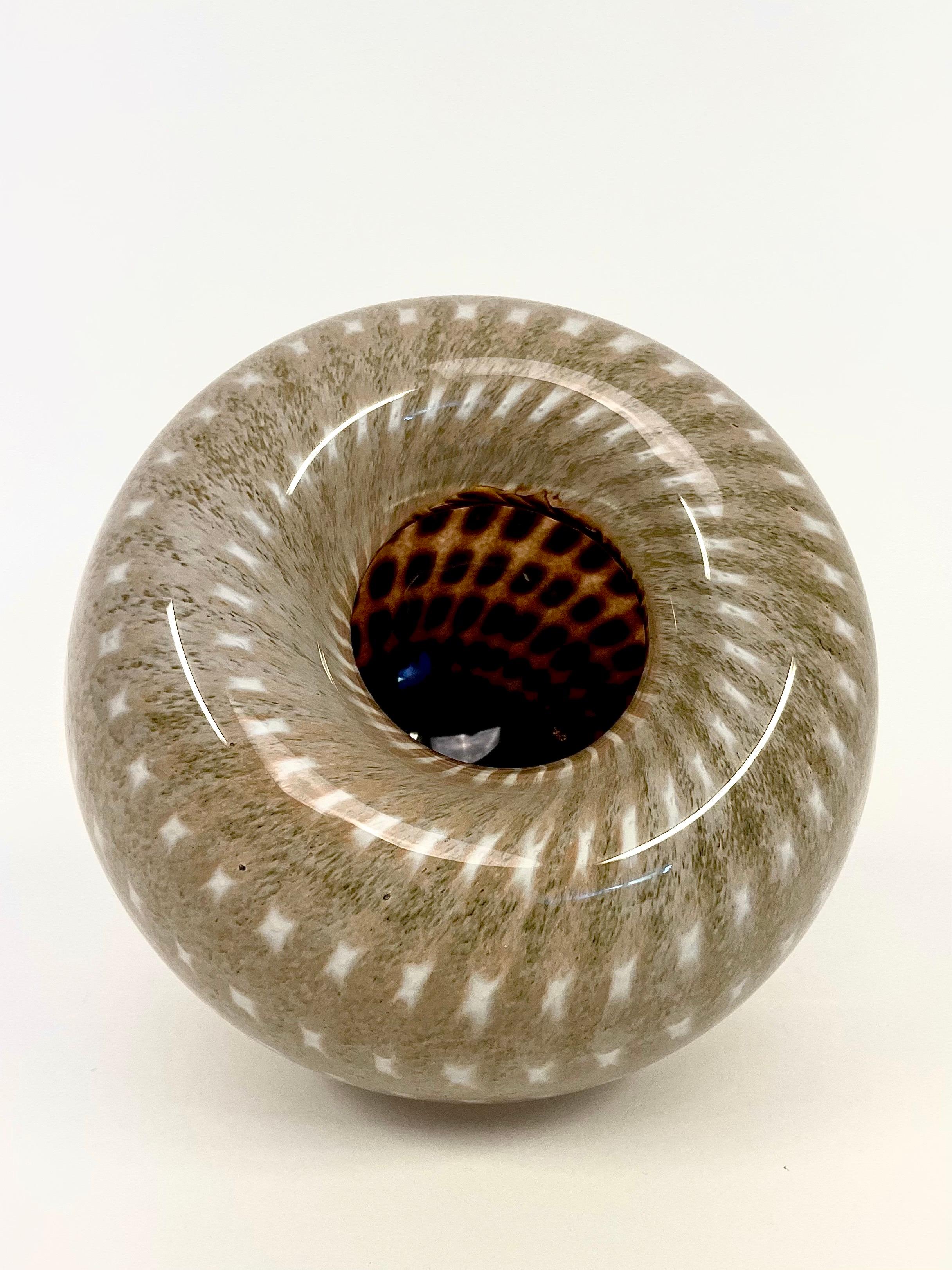Late 20th Century Swedish Vase / Bowl by Monica Backström for Kosta Boda Artist Collection For Sale