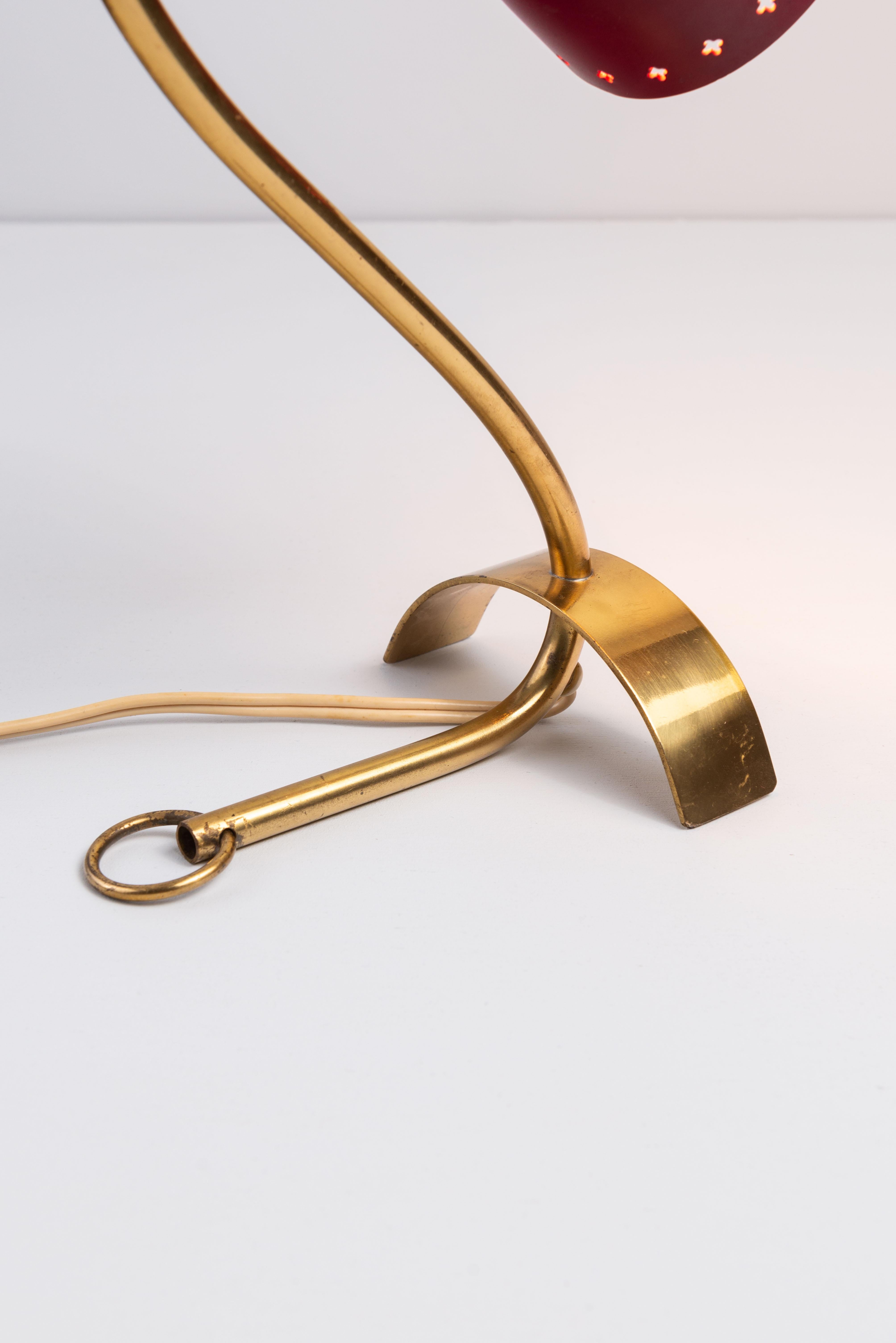 Lampe suédoise polyvalente en laiton et métal Mid-Century Suède 1950 en vente 6