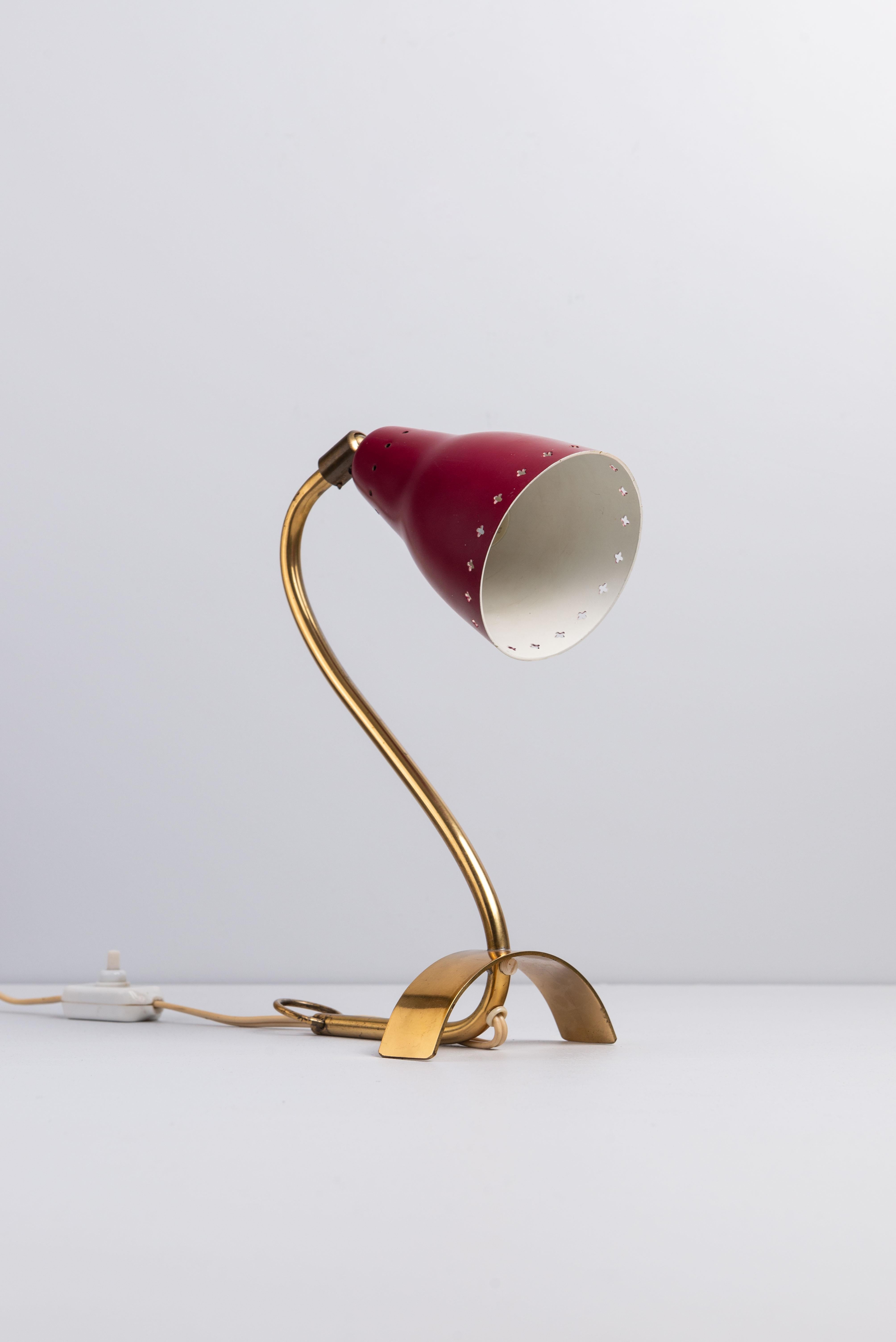 Métal Lampe suédoise polyvalente en laiton et métal Mid-Century Suède 1950 en vente