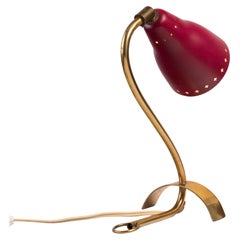 Swedish versatile brass and metal lamp Mid-Century Sweden 1950