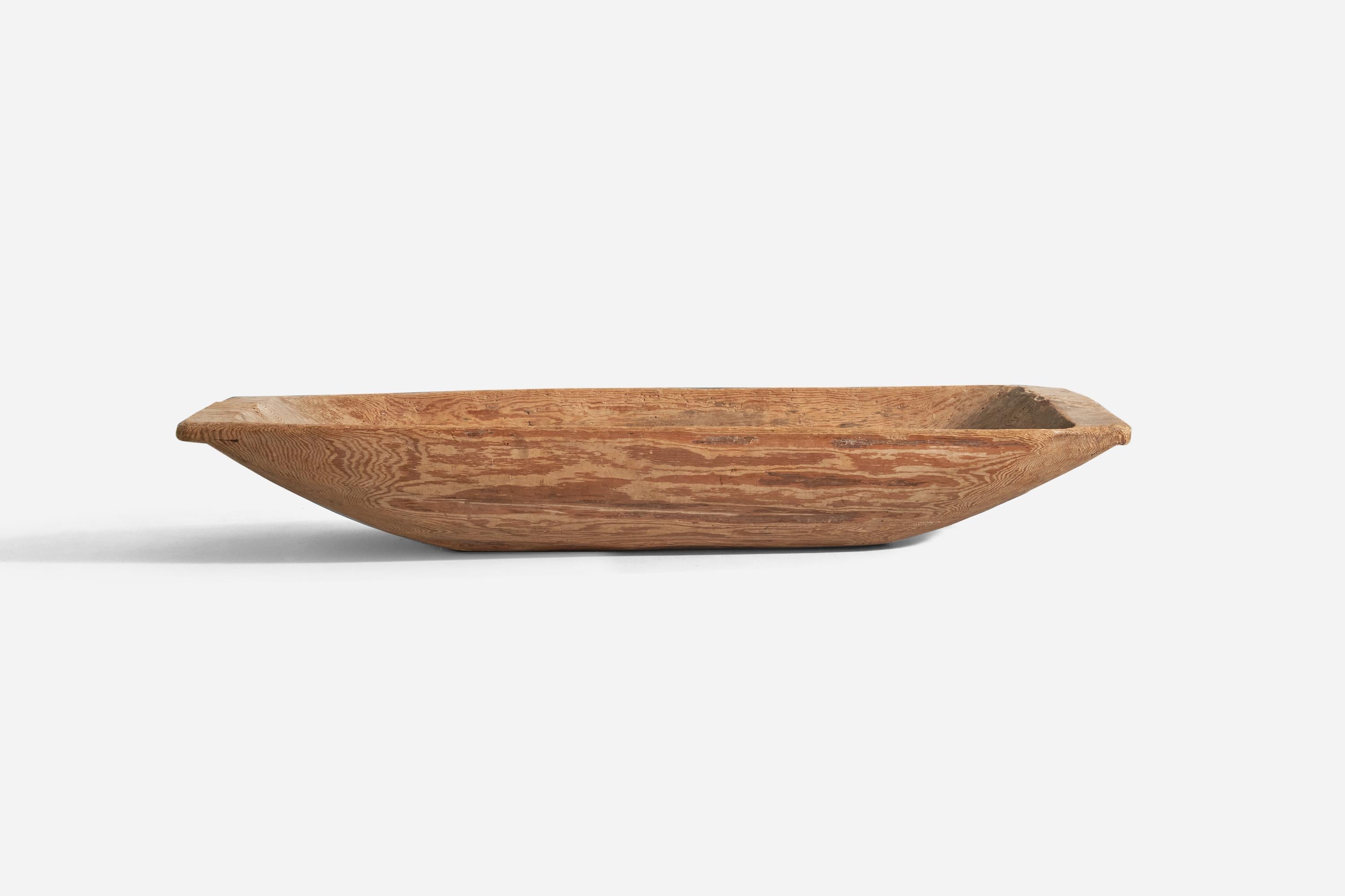 Swedish, Very Large Trough, Wood, Sweden, 19th Century For Sale 1