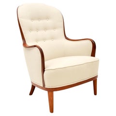 Swedish Vintage Armchair by Carl Malmsten