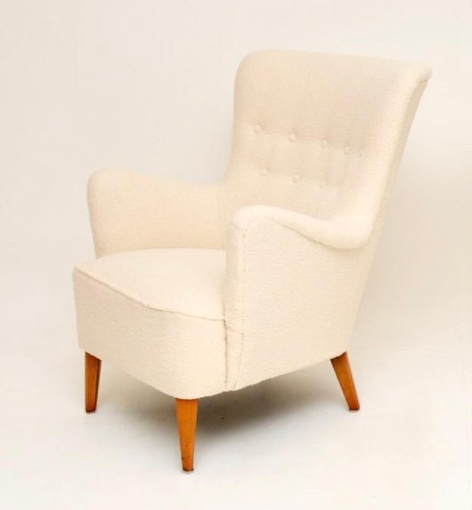 Schwedischer Vintage-Sessel von Folke Ohlsson für Dux im Zustand „Gut“ im Angebot in London, GB