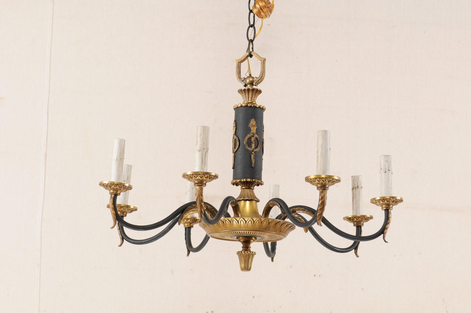 vintage black chandelier