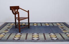 Schwedischer Flachgewebe-Rölakan-Teppich von Kerstin Persson