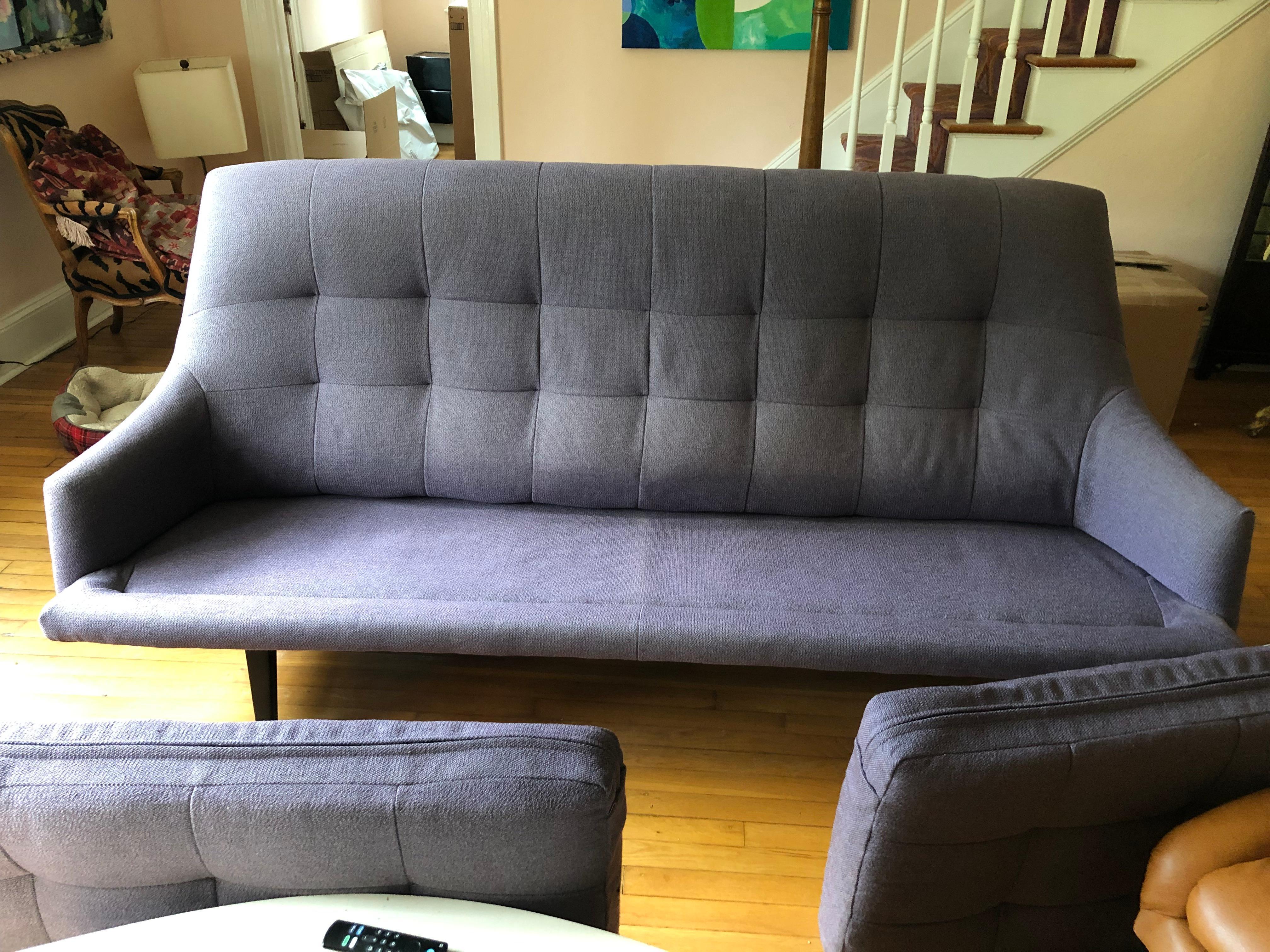 Swedish Vintage Mid Century Modern Sofa  For Sale 9