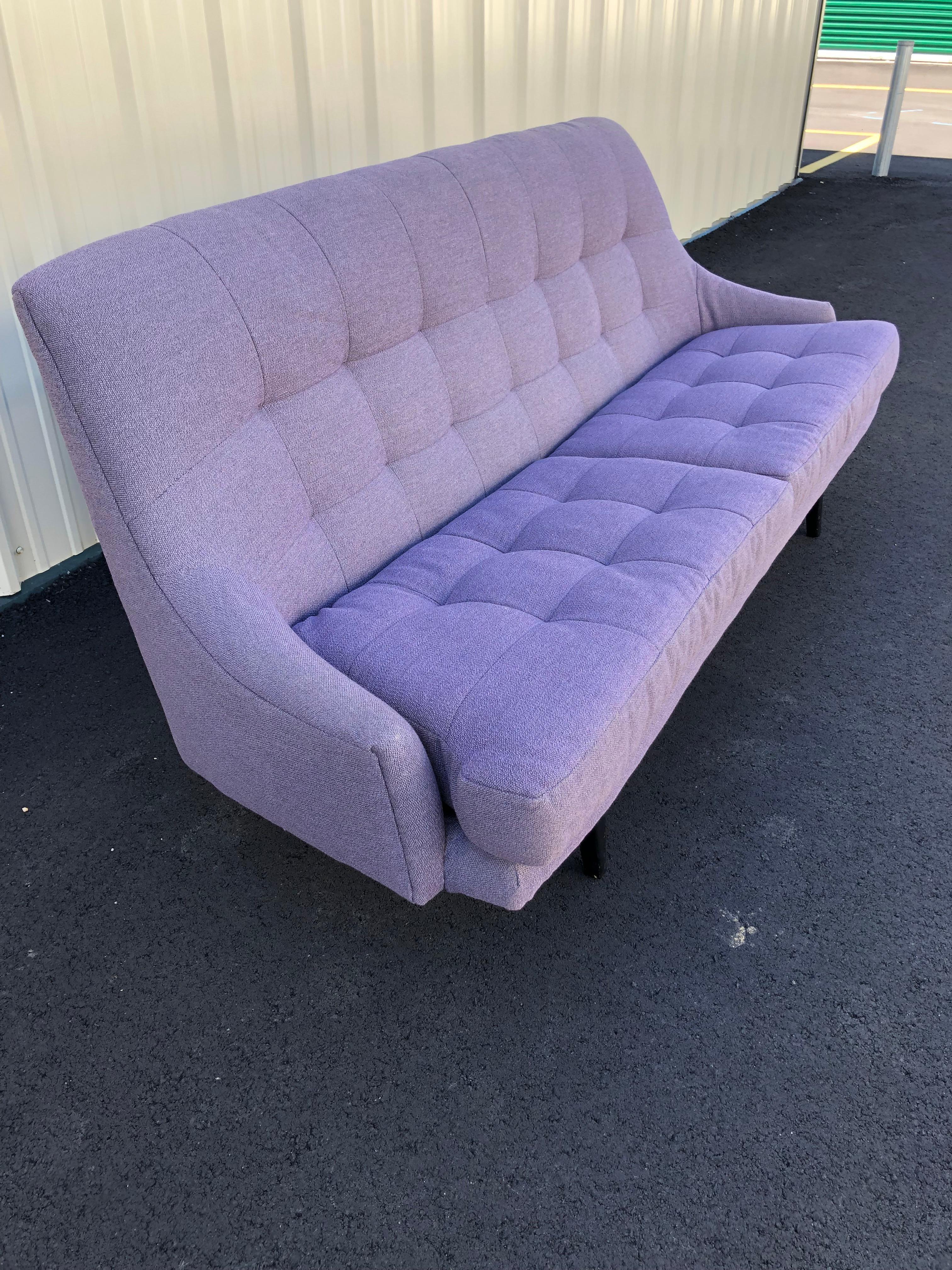 Swedish Vintage Mid Century Modern Sofa  For Sale 12