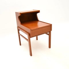 Swedish Vintage Teak Bedside Cabinet / Side Table