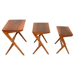 Wood Nesting Tables and Stacking Tables