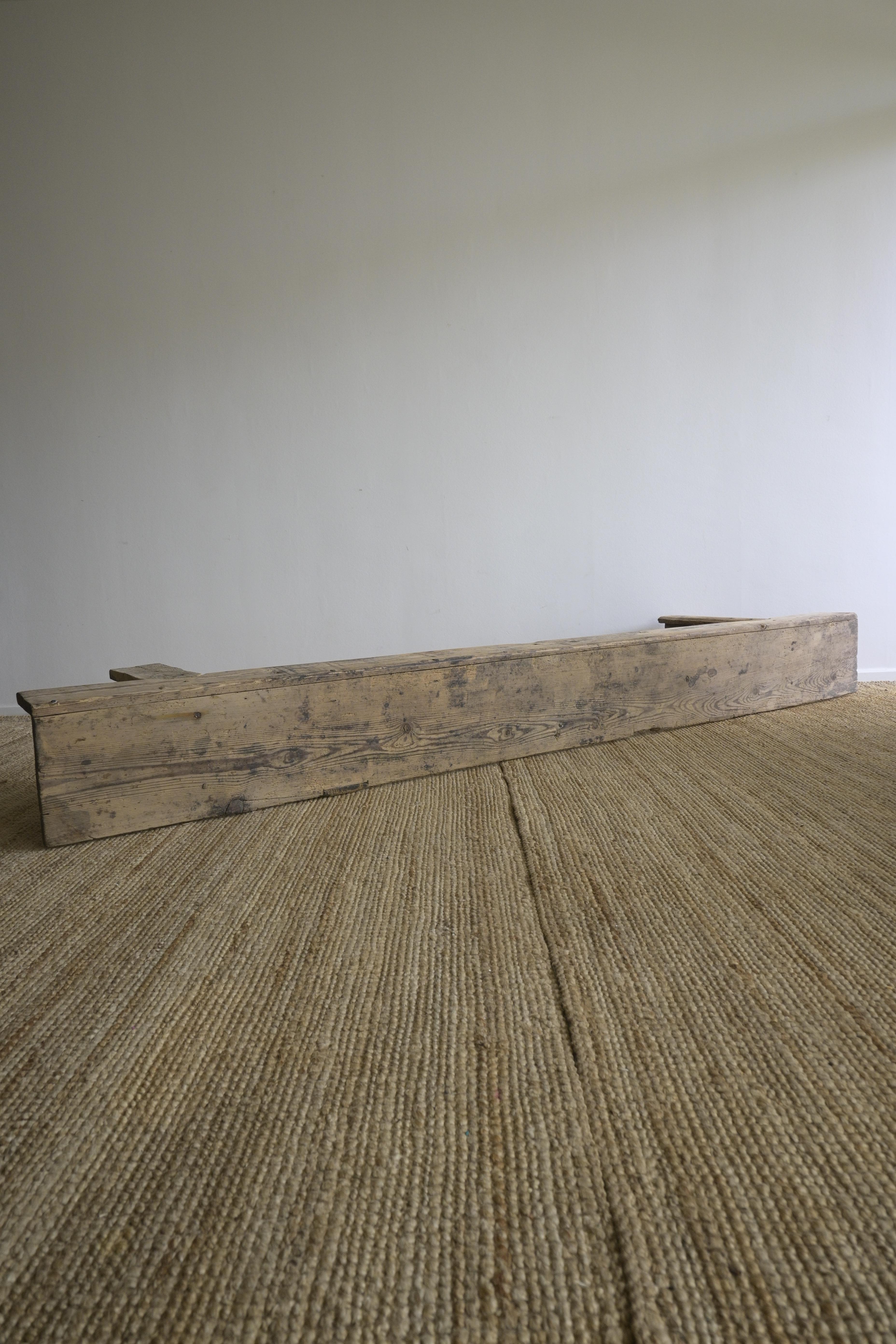 Swedish Long Wall Bench from Öland, ca 1830 For Sale 5