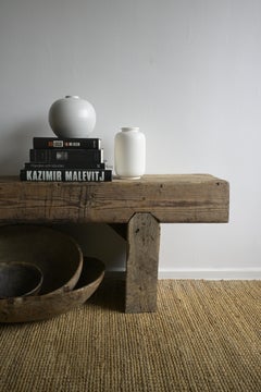 Swedish Long Wall Bench from Öland, ca 1830