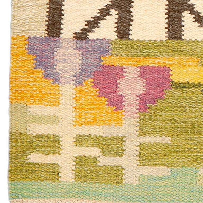 Hand-Woven Swedish Wall Hanging For Sale