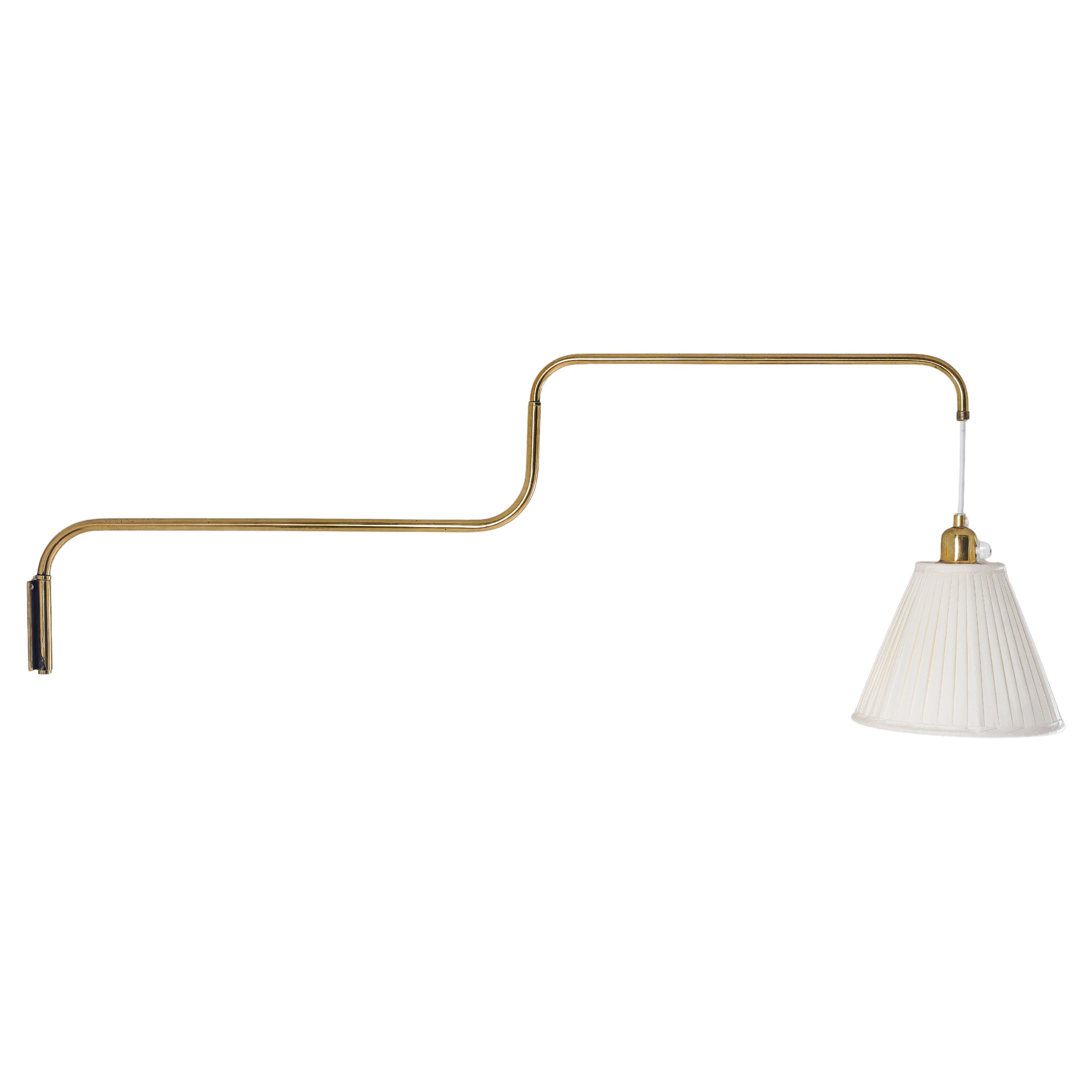 Swedish Wall Lamp in brass, 1940s