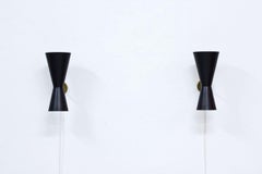 Swedish Wall Lamps by Alf Svensson for Bergboms, 1950s