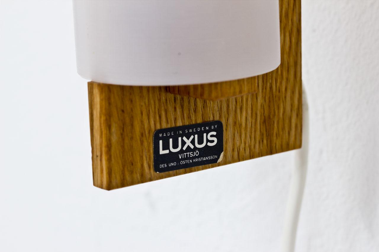 Acrylic Swedish Wall Lamps by Luxus