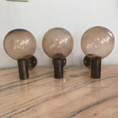 Swedish Wall Lights by Hans Agne Jakobbson, 1950s, Set of 3