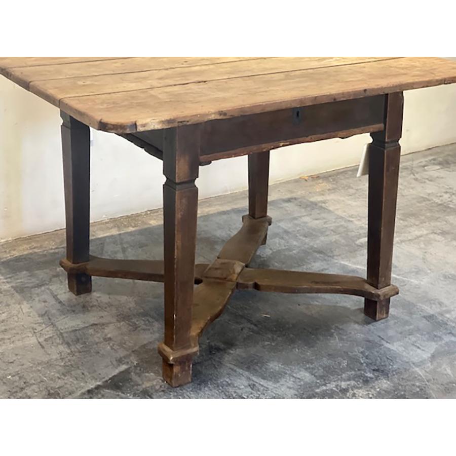 Swedish Walnut Crossed-Leg Table, FR-1145 For Sale 8