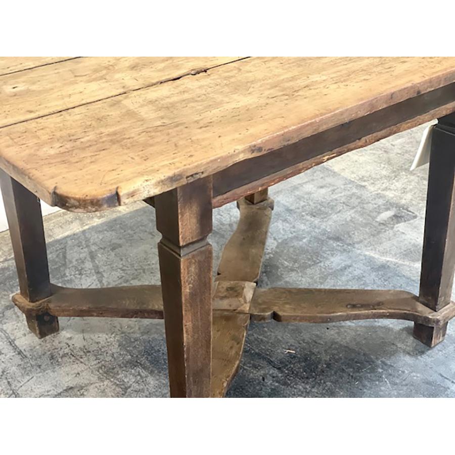 Swedish Walnut Crossed-Leg Table, FR-1145 For Sale 9