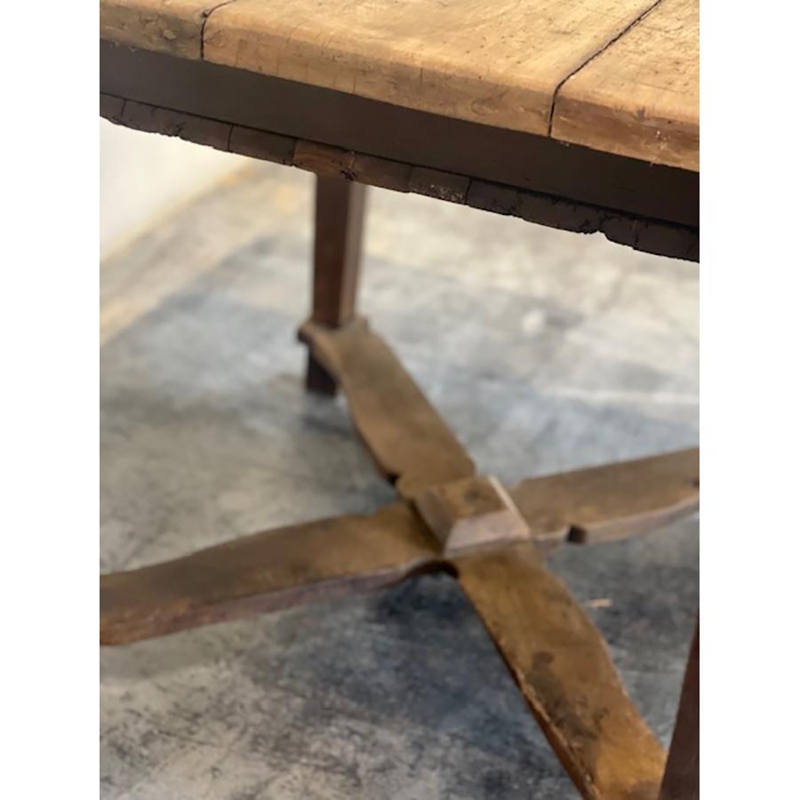 Swedish Walnut Crossed-Leg Table, FR-1145 For Sale 11