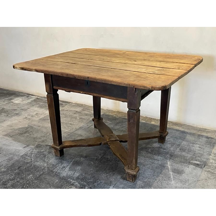 Swedish Walnut Crossed-Leg Table, FR-1145 For Sale 2
