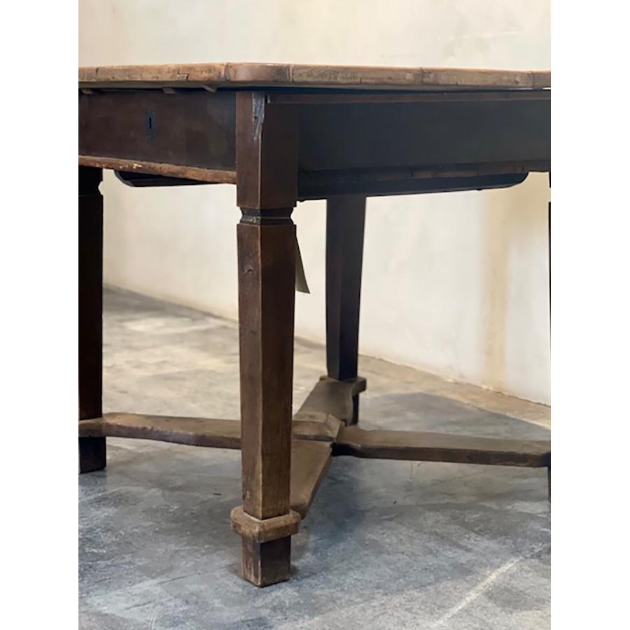 Swedish Walnut Crossed-Leg Table, FR-1145 For Sale 4