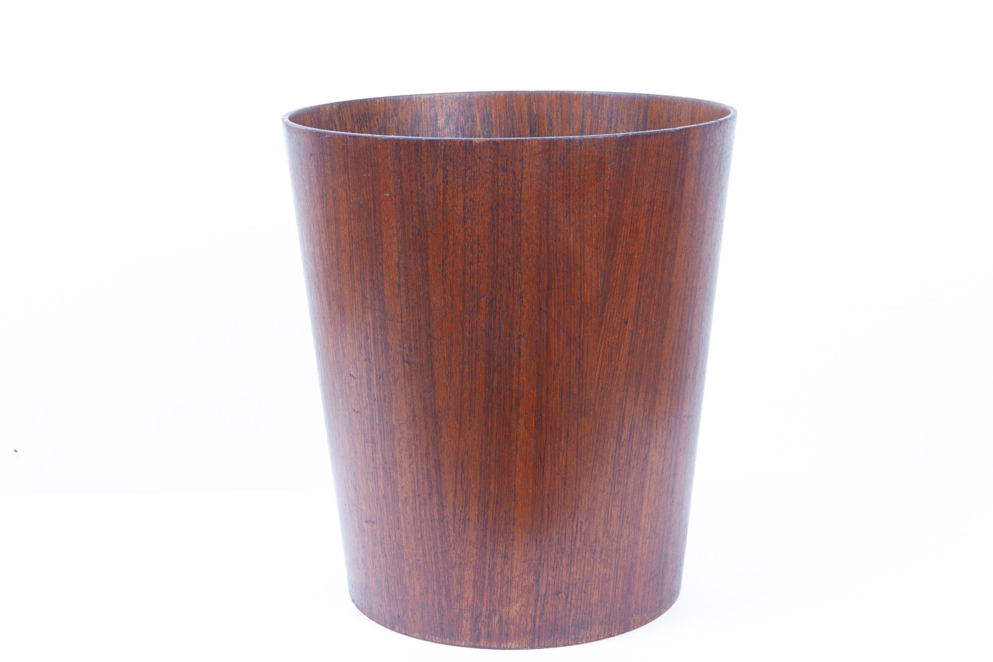 Mid-20th Century Swedish Wastebin in Teak by Martin Åberg for Servex, 1960s