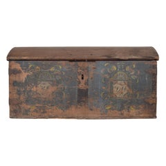 Antique Swedish Wedding Trunk