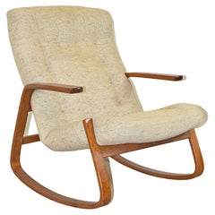 Vintage Swedish Westnofa Norway Bentwood Rocking Chair by Ingmar Relling